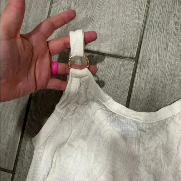 Intimately Free People Bodysuit O-Ring White Size L - Picture 6 of 8